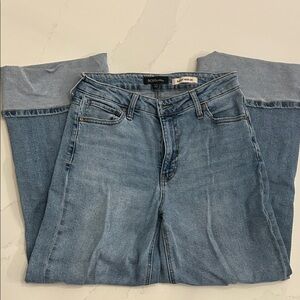 BCBGMaxAzria Women's Light Blue Straight Leg Jeans